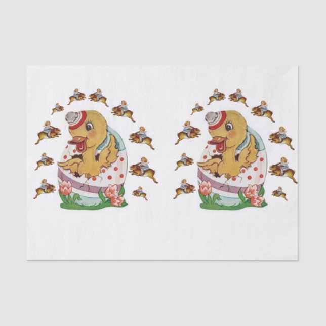 Decorative tissue paper easter (Front)