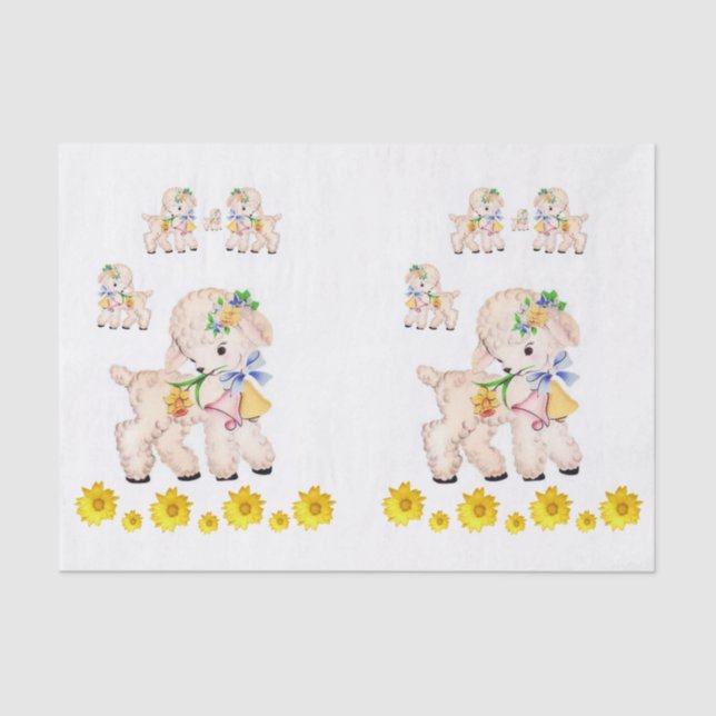 Decorative tissue paper easter (Front)