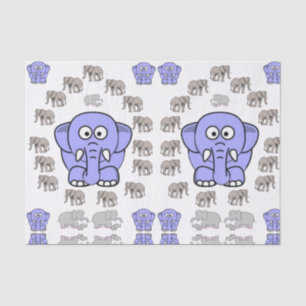 Decorative tissue paper elephants