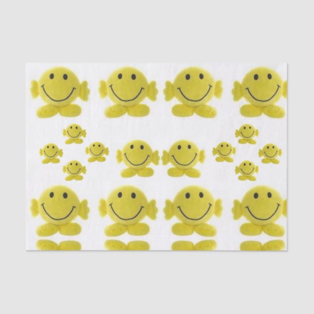 Decorative tissue paper faces (Front)