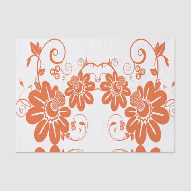 Decorative tissue paper floral (Front)