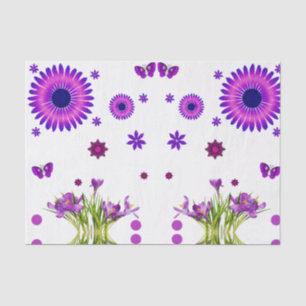 Decorative tissue paper floral