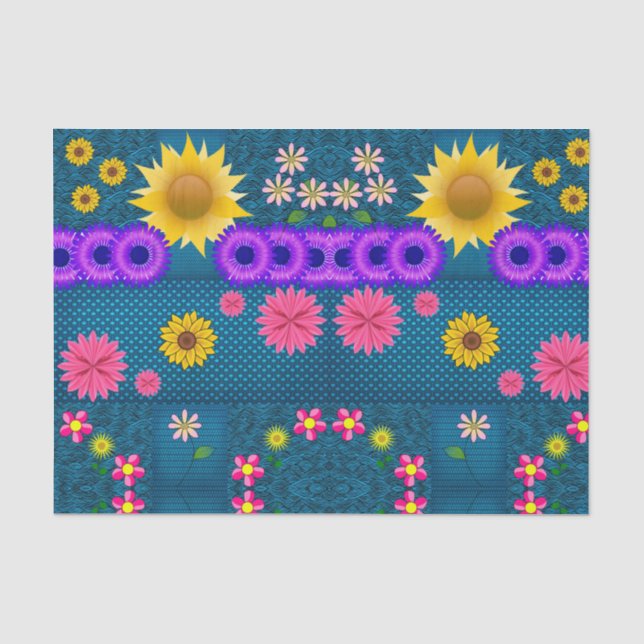 Decorative tissue paper floral (Front)