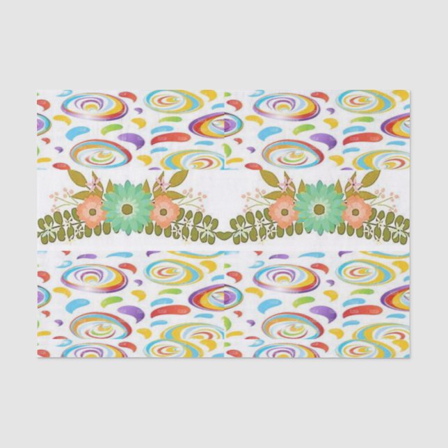 Decorative tissue paper Floral (Front)