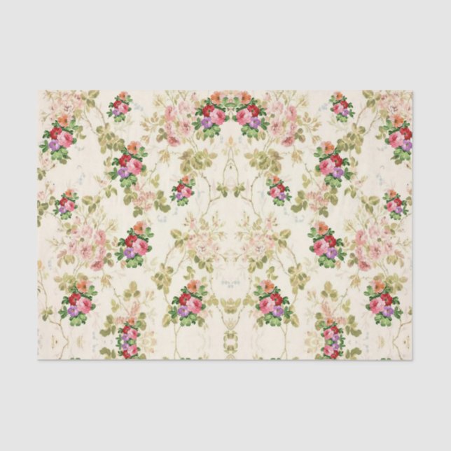 Decorative tissue paper floral (Front)