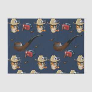 Decorative tissue paper mancave cigars