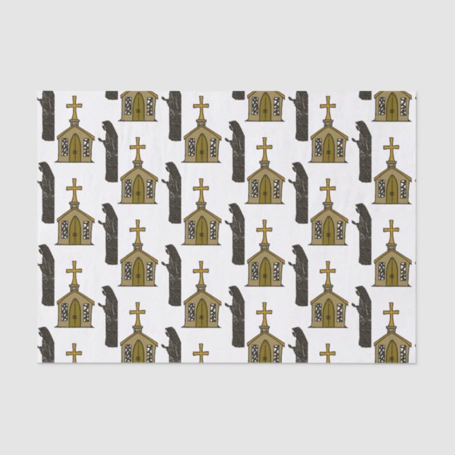 Decorative Tissue Paper Nun (Front)