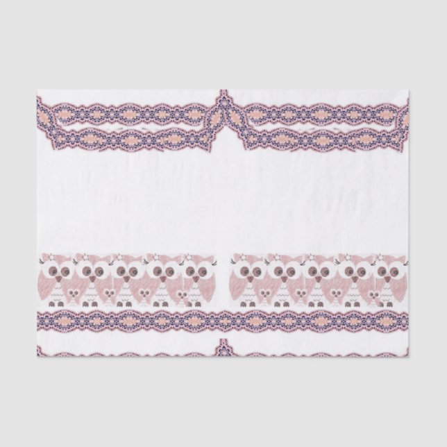 Decorative tissue paper Owl (Front)