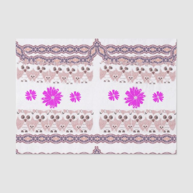 Decorative tissue paper Owl (Front)