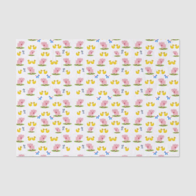 Decorative tissue paper Pig (Front)