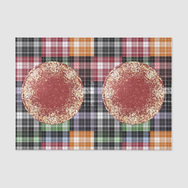 Decorative tissue paper Plaid (Front)
