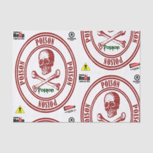 Decorative tissue paper poison