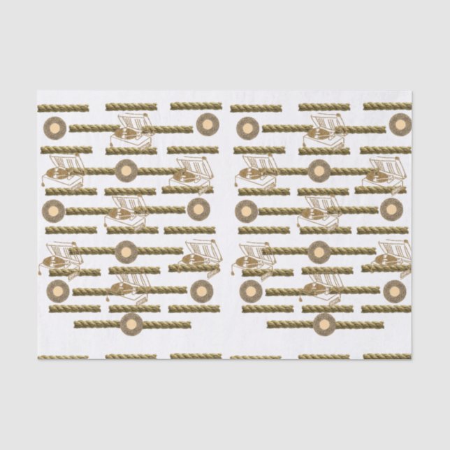 Decorative tissue paper Rope (Front)