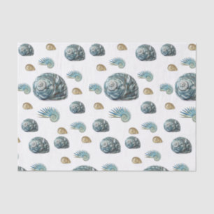 Decorative tissue paper seashells