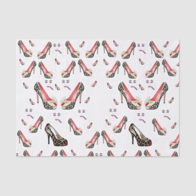 Decorative tissue paper shoes (Front)