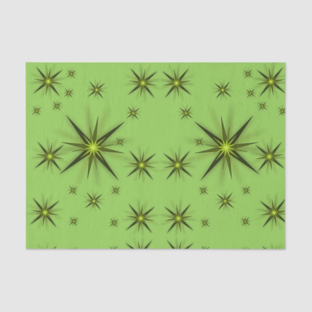 Decorative tissue paper stars (Front)