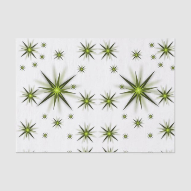 Decorative tissue paper stars (Front)