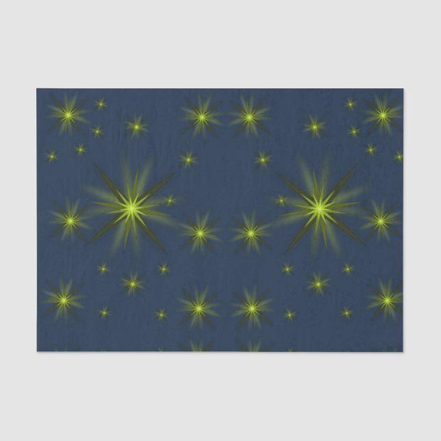 Decorative tissue paper stars (Front)