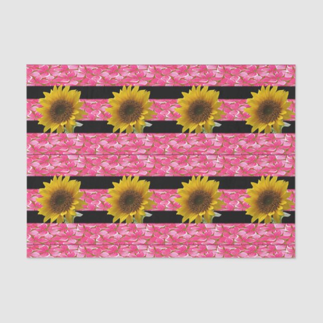 Decorative tissue paper Sunflower (Front)