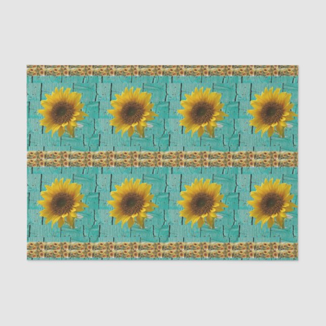 Decorative tissue paper Sunflower (Front)