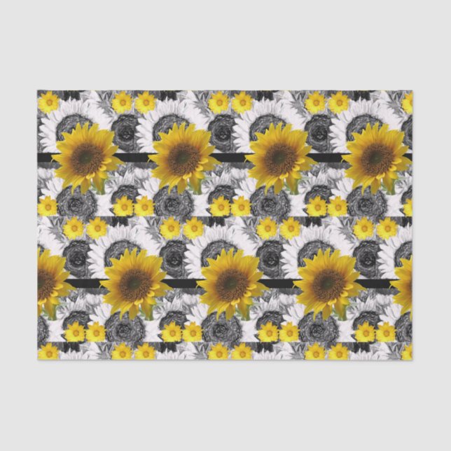 Decorative tissue paper Sunflower (Front)