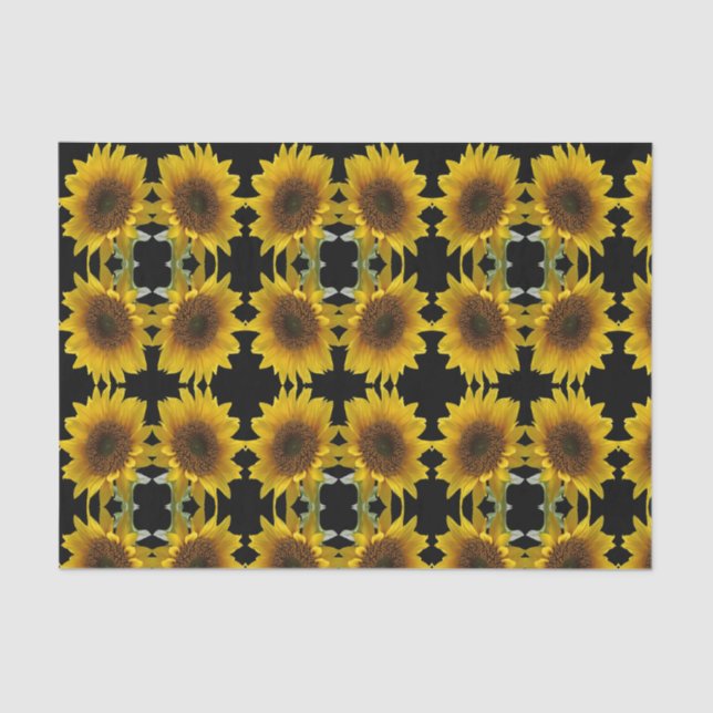 Decorative tissue paper Sunflower (Front)