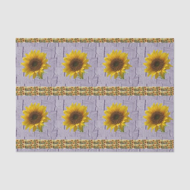 Decorative tissue paper Sunflower (Front)