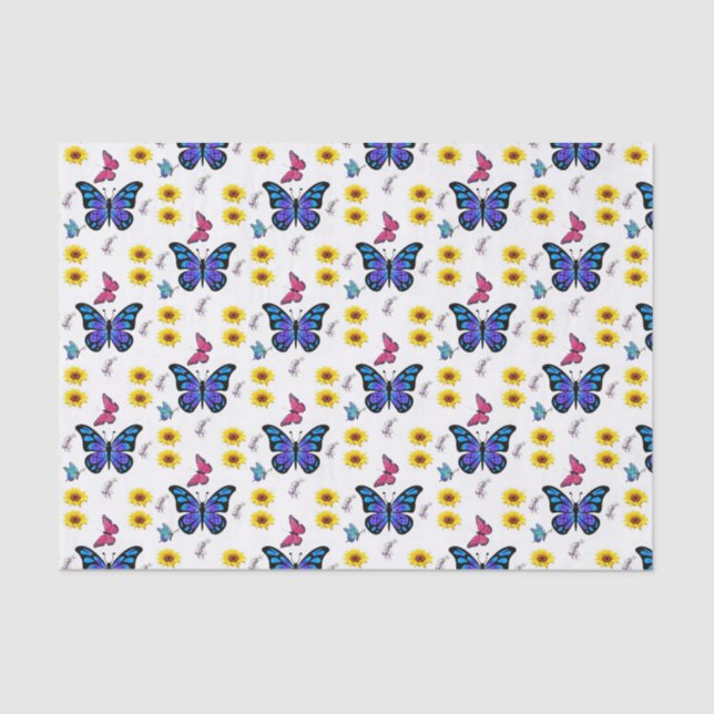 Decorative tissue paper Sunflower (Front)