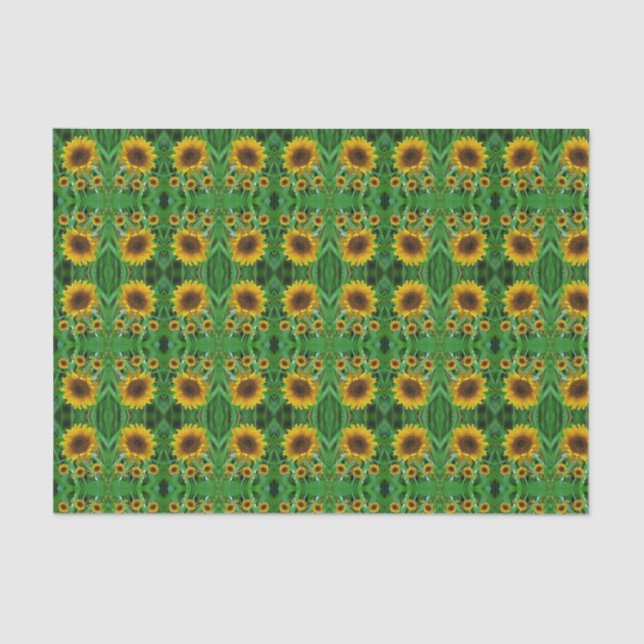 Decorative tissue paper Sunflower (Front)
