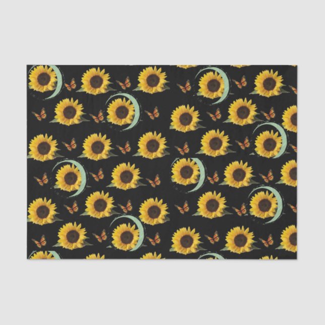 Decorative tissue paper Sunflower (Front)