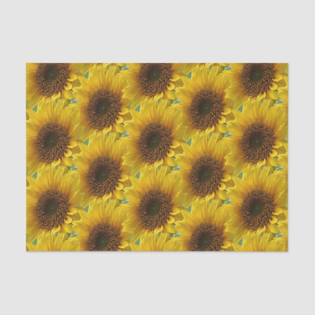 Decorative tissue paper Sunflower (Front)