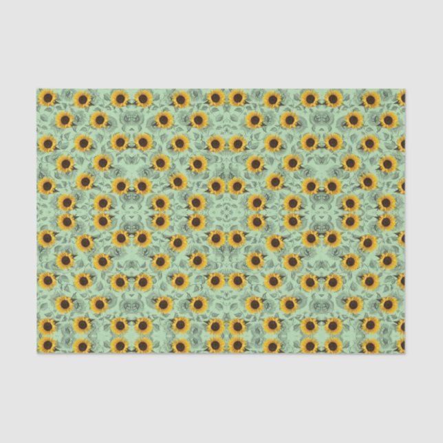 Decorative tissue paper Sunflower (Front)