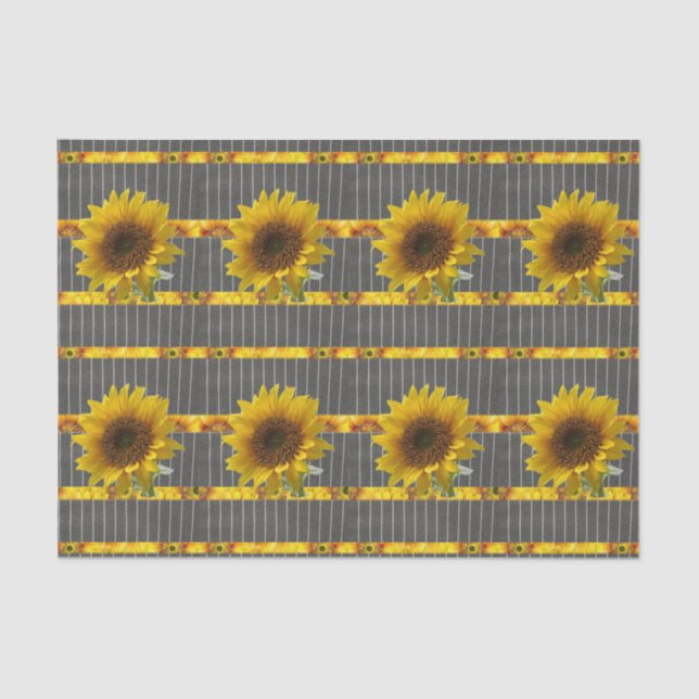 Decorative tissue paper Sunflower (Front)