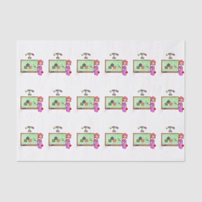 Decorative Tissue Paper Teacher (Front)