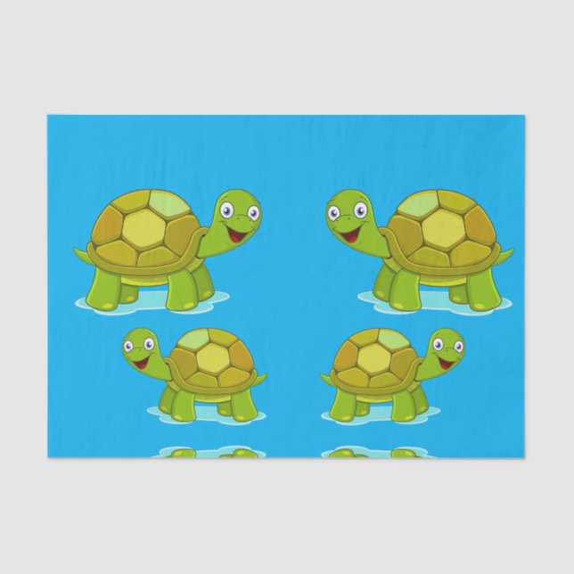 Decorative tissue paper Turtles (Front)