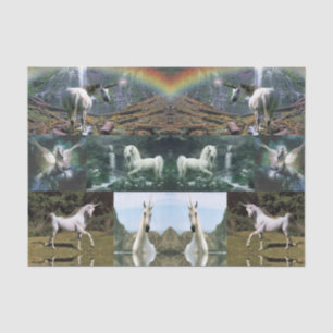 Decorative tissue paper unicorns