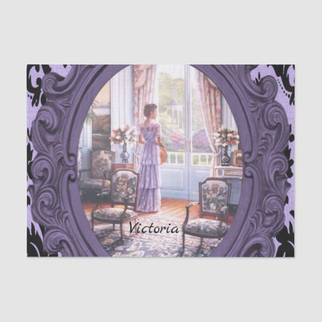 Decorative tissue paper vintage photos (Front)