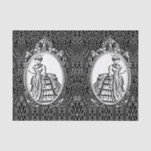 Decorative tissue paper vintage photos