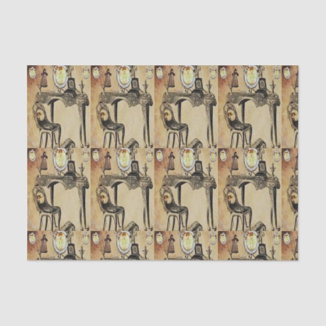 Decorative tissue paper vintage photos (Front)