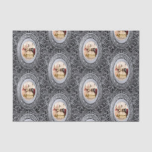 Decorative tissue paper vintage photos