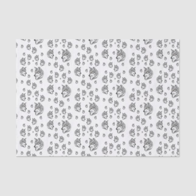 Decorative tissue paper Wolf (Front)
