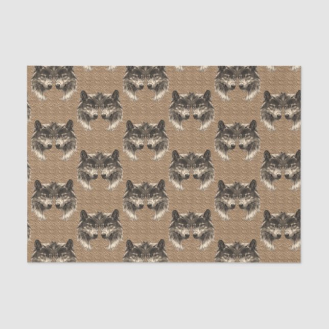 Decorative tissue paper Wolf (Front)