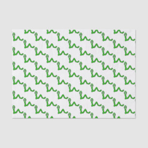 Decorative tissue paper worms