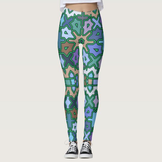 Decorative tribal arab patterns leggings