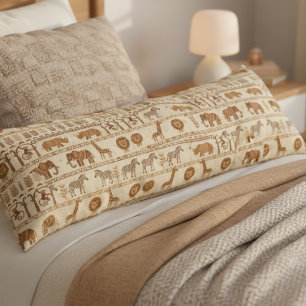 Decorative Tribal Border Safari ID1243 Body Cushion