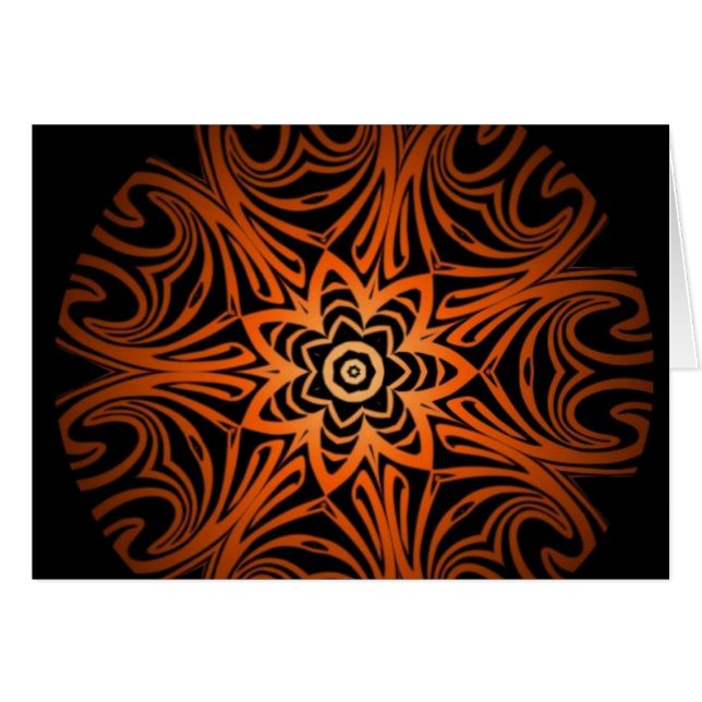 Decorative Two Tone kaleidoscope (Front Horizontal)