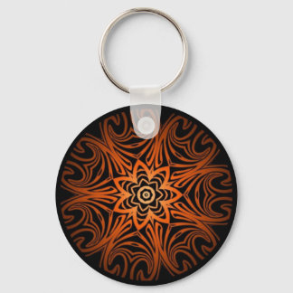 Decorative Two Tone kaleidoscope Key Ring