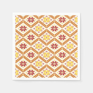 Decorative Ukrainian cross stitch Napkin