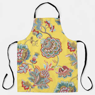 Decorative vintage seamless pattern. Traditional m Apron