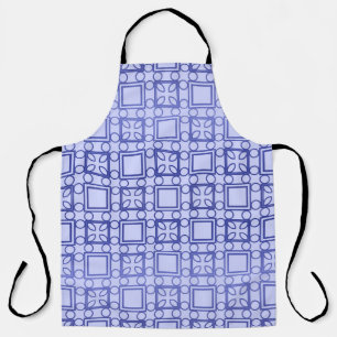 Decorative vintage style seamless geometric patter apron
